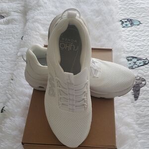 Ryka White Mesh Sneakers
